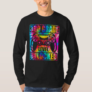 Eerste Dag Van Groep 5 Level Ontgrendeld Gamer Gam T-shirt
