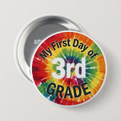 Eerste dag van groep 5 ronde button 7,6 cm (Voorkant /achterkant)