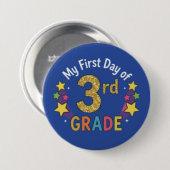 Eerste dag van groep 5 ronde button 7,6 cm (Voorkant /achterkant)