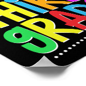 Eerste dag van Hallo derde klas leraar Poster (Hoek)