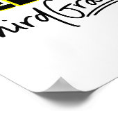 Eerste dag van Hallo derde klas leraar Poster (Hoek)