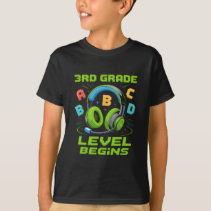 Eerste dag van het 3e leerjaar niveau begint shirt
