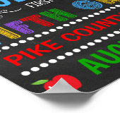 Eerste dag van het bord van de vijfde graad poster (Hoek)