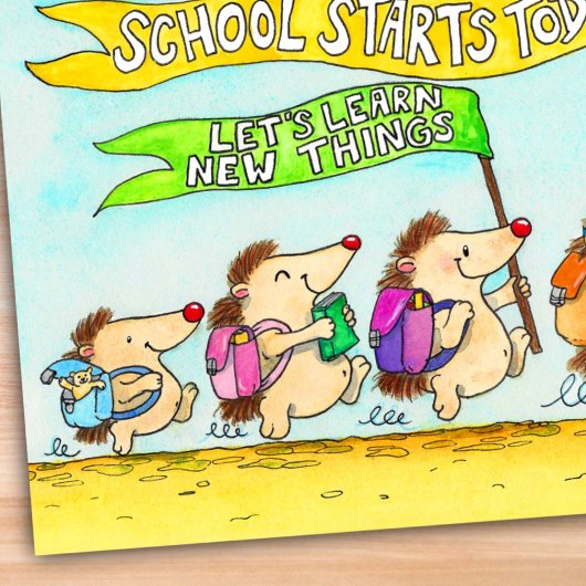 Eerste dag van het briefkaart van Nicole Janes