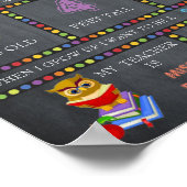 Eerste dag van het kinderbord FOTO, het karton Poster (Hoek)