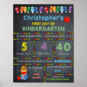 Eerste dag van het kinderbord, het bord poster (Voorkant)