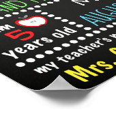 Eerste dag van het Poster Kindergarten-karton (Hoek)