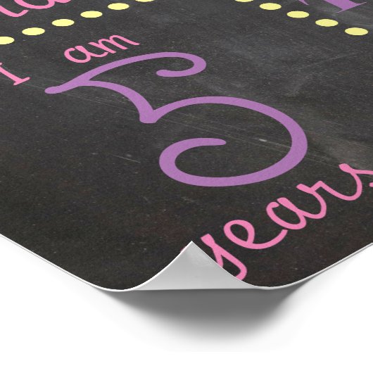 Eerste dag van het Poster van het schoolbord (Hoek)