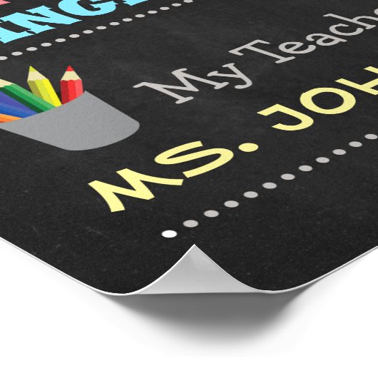 Eerste dag van het Poster van schoolkinderen Foto  (Hoek)