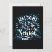 EERSTE DAG VAN HET SCHOOLJAAR WELKOM OP SCHOOL 202 KAART (Achterkant)