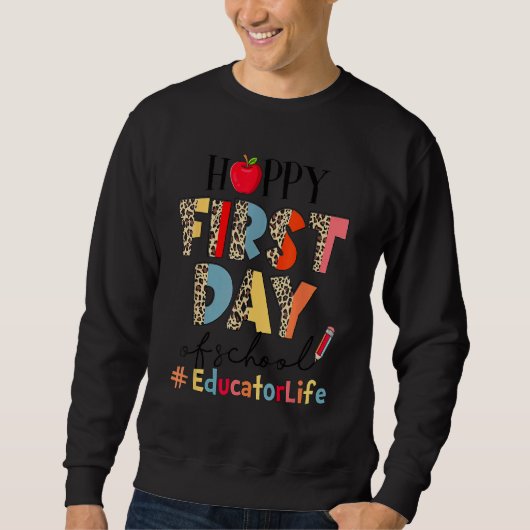 Eerste dag van het schoolleven trui (Voorkant)
