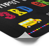 Eerste dag van het schoolteken | Poster van de der (Hoek)