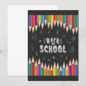 Eerste dag van het Shirt, welkom terug naar school Bedankkaart (Voorkant / Achterkant)