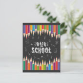 Eerste dag van het Shirt, welkom terug naar school Briefkaart (Staand voorkant)