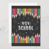 Eerste dag van het Shirt, welkom terug naar school Kaart (Voorkant / Achterkant)