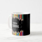 Eerste dag van het Shirt, welkom terug naar school Koffiemok (Voorkant links)