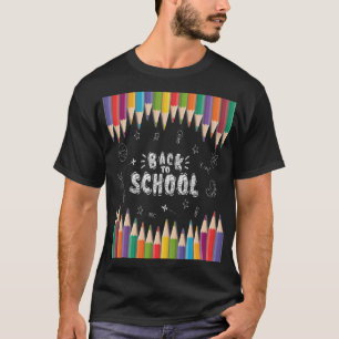 Eerste dag van het Shirt, welkom terug naar school T-shirt