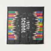 Eerste dag van het Shirt, welkom terug naar school Wandkleed (Voorkant (horizontaal))