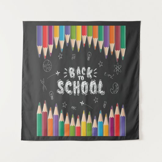 Eerste dag van het Shirt, welkom terug naar school Wandkleed (Voorkant)