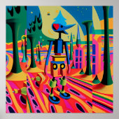 Eerste dag van het surrealisme - Ken Gage Art Poster (Voorkant)