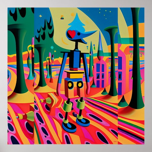 Eerste dag van het surrealisme - Ken Gage Art Poster (Voorkant)