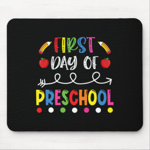 Eerste dag van kleuterschool Byck naar school lera Muismat