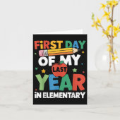 Eerste dag van mijn laatste jaar in Elementary Ter Kaart (Gele Bloem)
