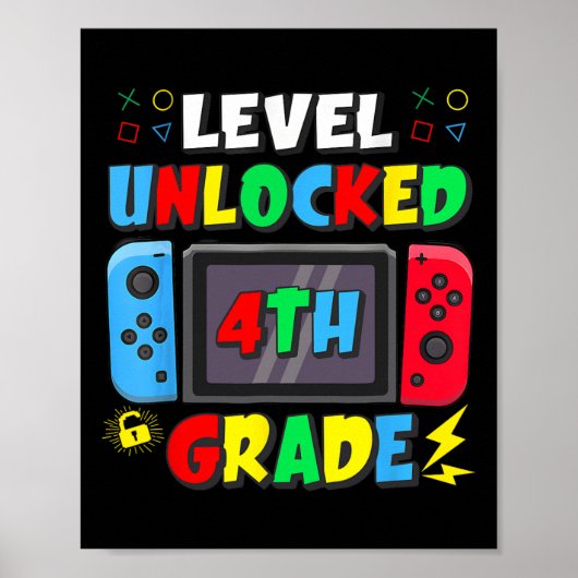 Eerste dag van niveau 4e klas ontgrendeld spel Ck Poster (Voorkant)