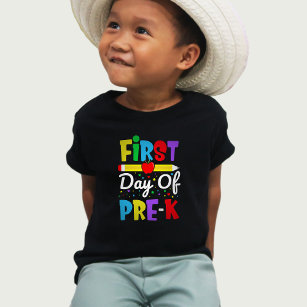 Eerste dag van Pre-K kleuter T-shirt