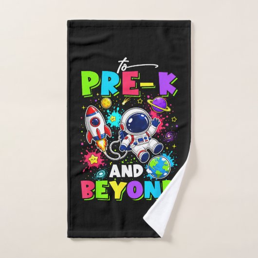 Eerste dag van pre-K ruimtevaarder ruimte terug na Handdoek (Handdoek)