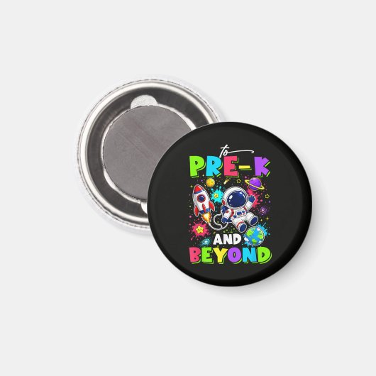 Eerste dag van pre-K ruimtevaarder ruimte terug na Magneet (Voorkant / Achterkant)