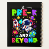 Eerste dag van Pre-K Ruimtevaarder Ruimte Terug na Planner (Achterkant)