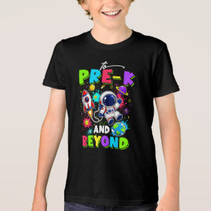Eerste dag van pre-K ruimtevaarder ruimte terug na Tri-Blend Shirt