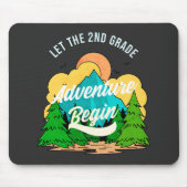 Eerste dag van school 2e klas leraar waardering muismat (Voorkant)