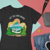 Eerste dag van school 2e klas leraar waardering t-shirt