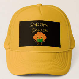EERSTE DAG VAN SCHOOL, BOEKEN OPEN BREINEN AAN, TE TRUCKER PET