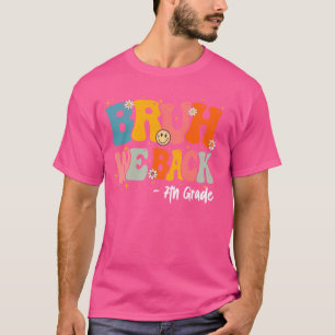 Eerste dag van school Retro leraar Bruh We Back Se T-shirt