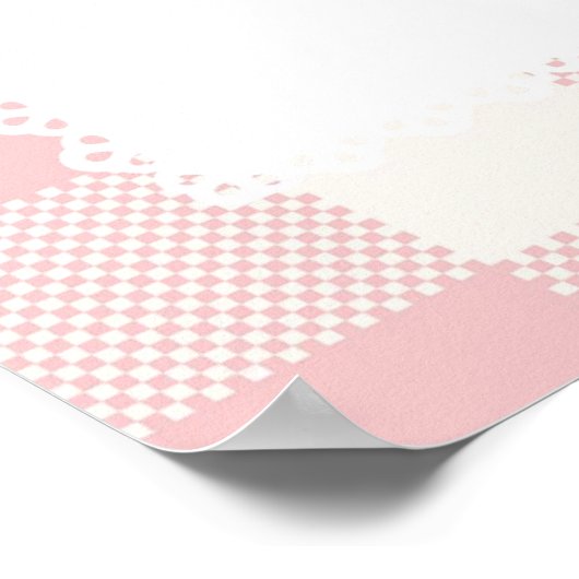 Eerste dag van schoolbord poster (Hoek)