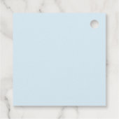 Eerste dag van schoollichthuidmeisje bedankjes labels (Achterkant)