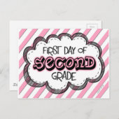 eerste dag van teken van tweede rang .jpg briefkaart (Voorkant / Achterkant)