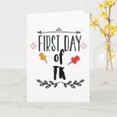 Eerste dag van Tk Kaart (Gele Bloem)