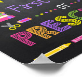 Eerste dag voorschoolse ondertekening, Terug naar  Poster (Hoek)