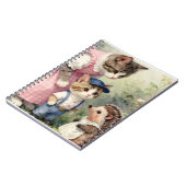 Eerste Dag Wensen – Kitten & Egel Notitieboek (Linkerzijde)