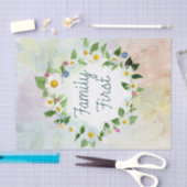 Eerste dagencyclus Pasen familie Tissuepapier (Craft)