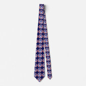 Eerste Dame Nancy Reagan Stars and Stripes Stropdas (Voorkant)