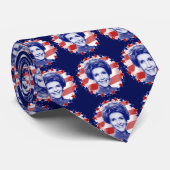Eerste Dame Nancy Reagan Stars and Stripes Stropdas (Opgerold)