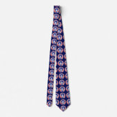 Eerste Dame Nancy Reagan Stars and Stripes Stropdas (Achterkant)