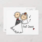 Eerste Dans Tshirts en Geschenken Briefkaart (Voorkant / Achterkant)
