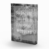 Eerste date eerste kus huwelijksaanzoek speciale d fotoblokken (Rechts)