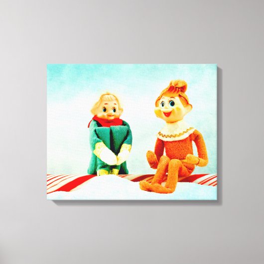 Eerste date van elfje canvas afdruk (Voorkant)